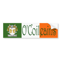 Collins Clan Irish/English Bumper Sticker bumper stickers by irishcountry Collins Clan Irish/English Bumper Sticker bumper stickers