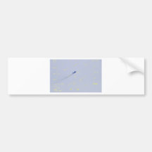 collision course, head up display (hud) view bumper stickers