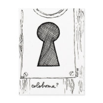 Coloboma postcard