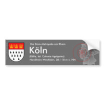 Cologne 4 bumper stickers