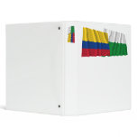 Colombia and Antioquia Waving Flags Vinyl Binders
