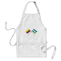 Colombia and Córdoba Crossed Flags Aprons