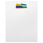 Colombia and Córdoba Waving Flags Letterhead Template