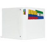 Colombia and Guaviare Waving Flags Vinyl Binders