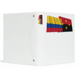 Colombia and Norte de Santander Waving Flags 3 Ring Binders