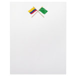 Colombia and Risaralda Crossed Flags Letterhead