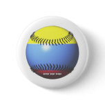 Colombia Baseball Pinback Button