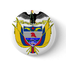 Colombia coat of arms buttons