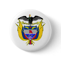 Colombia coat of arms buttons