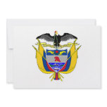 Colombia Coat of Arms Personalized Announcement