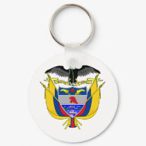 Colombia coat of arms keychains