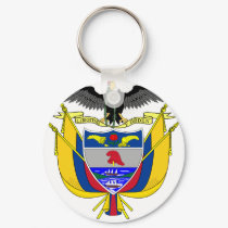 Colombia coat of arms keychains