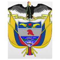 Colombia coat of arms personalized letterhead