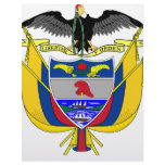 Colombia coat of arms personalized letterhead