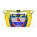 Colombia coat of arms picture card