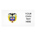 Colombia Coat of Arms Custom Photo Card