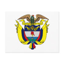 Colombia Coat of Arms Postcard