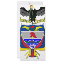 Colombia coat of arms rack cards