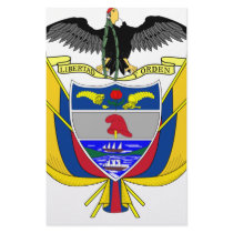 Colombia coat of arms stationery