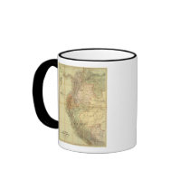 Colombia, Ecuador, Peru, Panama 3 Mugs