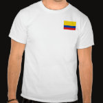 Colombia Flag Map Basic T-Shirt
