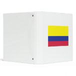 Colombia flag 3 ring binder