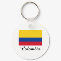 Colombia Flag Design keychains