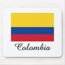 Colombia Flag Design mousepads