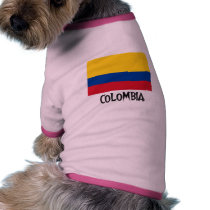 Colombia Flag pet clothing