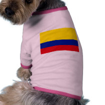 Colombia Flag pet clothing