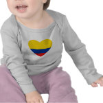 Colombia Flag Heart Infant Long Sleeve