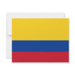 Colombia flag personalized invitations