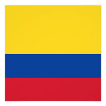 Colombia Flag Invitation