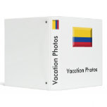 Colombia Flag Jewel Vinyl Binder