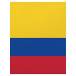 Colombia flag letterhead template