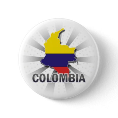 Great Colombian with urban flavor,Colombia flag and Colombia map shape with