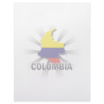 Colombia Flag Map 2.0 Custom Letterhead