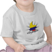 Colombia Flag Map 2.0 Shirts