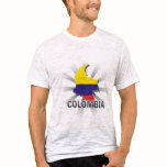 Colombia Flag Map 2.0 T-shirt