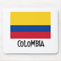 Colombia Flag mousepads