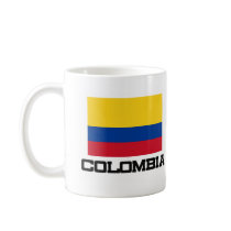 Colombia Flag Coffee Mugs