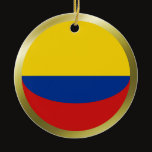Colombia Flag Ornament by FlagAndMap Colombia Flag Ornament