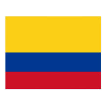 Colombia Flag Postcard