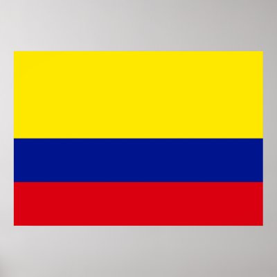 bandera de colombia. Bandera de Colombia Poster por