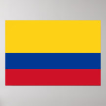 Colombia Flag Poster