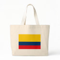 Colombia Flag Tote Bag
