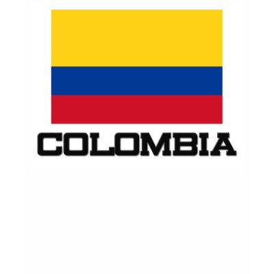 Colombia Flag Shirt by tshirtshirts
