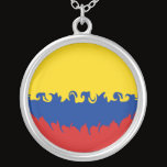 Colombia Gnarly Flag necklaces by Flagnostic Colombia Gnarly Flag necklaces
