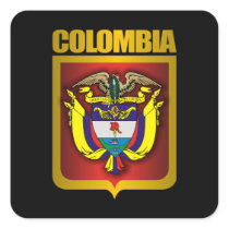 "Colombia Gold" Square Sticker