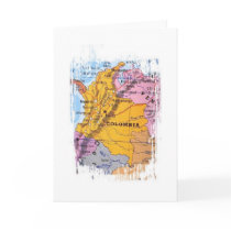 Colombia Greeting Card